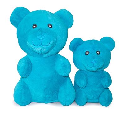 ThoozyPet Gummy Bear Plush Dog Toy Blue 6"