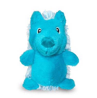 ThoozyPet Hedgehog Plush Dog Toy Blue 5"