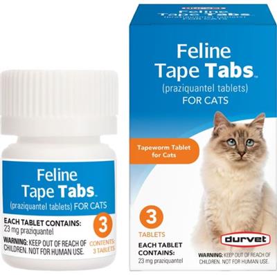 Durvet Feline Tape Tabs 3 Count