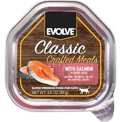 Evolve Classic Wet Cup Cat Food Salmon 3.5oz. (Case of 15)