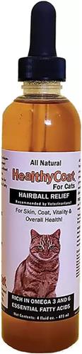 Healthycoat For Cats Natural Hairball Relief 4oz.