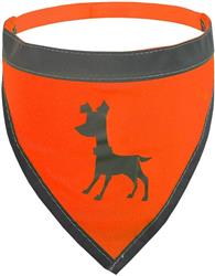Visibility Dog Bandana Neon Orange Medium