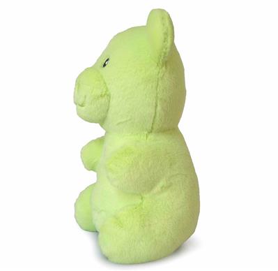 ThoozyPet Gummy Bear Plush Dog Toy Green 10"