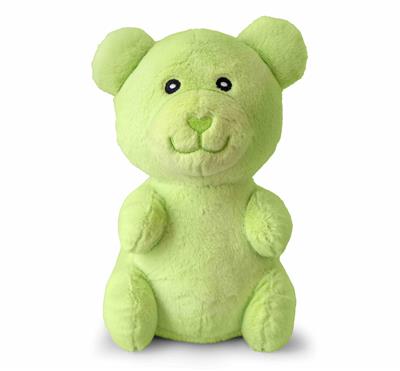 ThoozyPet Gummy Bear Plush Dog Toy Green 10"