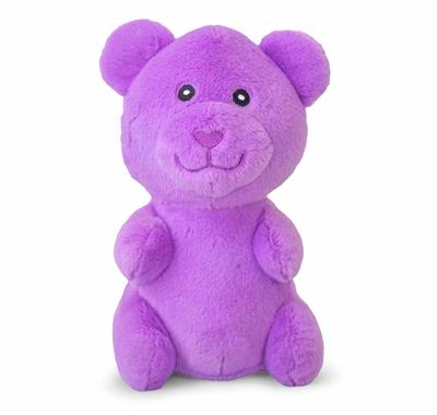 ThoozyPet Gummy Bear Plush Dog Toy Purple 10"