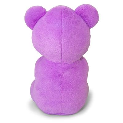 ThoozyPet Gummy Bear Plush Dog Toy Purple 10"