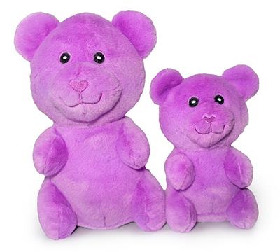 ThoozyPet Gummy Bear Plush Dog Toy Purple 10"