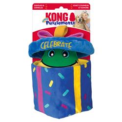 KONG Puzzlements Surprise Present Dog Toy 1ea/MD