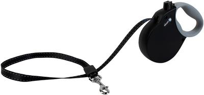 Alcott Adventure Retractable Belt Leash Black XSmall-10Ft