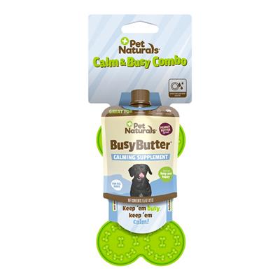 Pet Naturals Of Vermont Busy Butter Calming Peanut Butter 1.5 oz. w/ Lick Mat