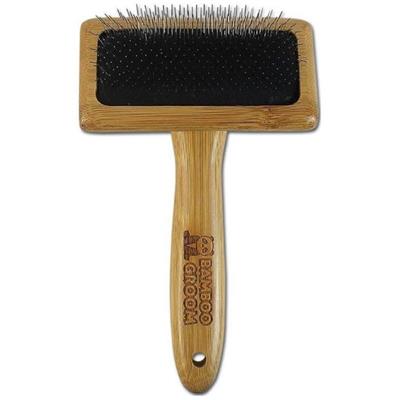 Bamboo Groom Slicker Brush Medium