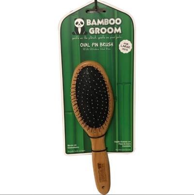 Bamboo Groom Oval Pin Brush Small/Medium
