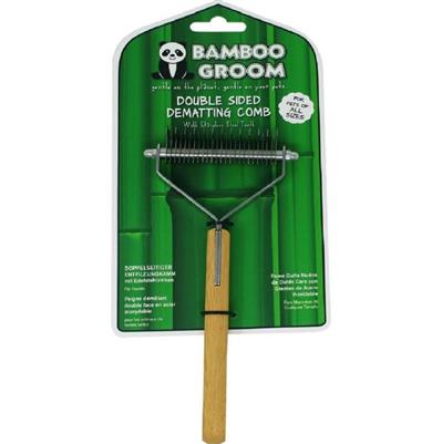 Bamboo Groom Double-Sided Dematting Comb