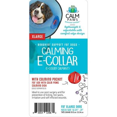 Calm Paws E-Collar Blue XLarge 12.25-21in.