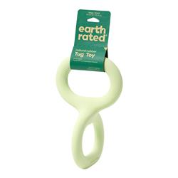 EARTH RATED DOG TUG TOY GREEN RUBBER LARGE