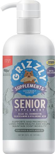 GRIZZLY DOG LIFE STAGE SENIOR LIQUID 16OZ