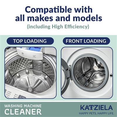 Katziela Washing Machine Cleaner Tablets Formulated for Pet Owners