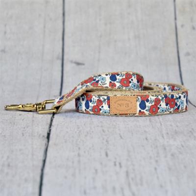1 inch & 3/4 width Poppy Collar & Lead