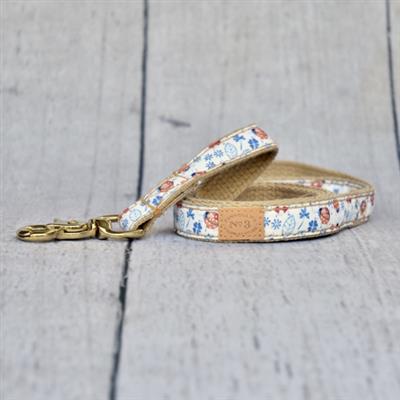 1 inch & 3/4 width Lady Bugs Collar & Lead - COPY
