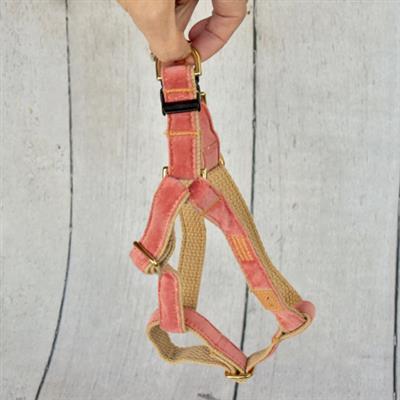 Pretty Pink Velvet Collar, Lead & Harness