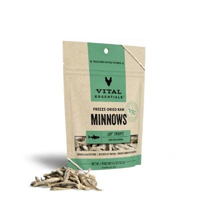 Vital Essentials Cat Freeze Dried Treat Minnows 1Oz.