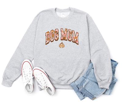 Halloween Crewneck | Sweatshirt | Unisex Crew Neck | Fall Sweatshirt | Dog Lover | DOG MOM PUMPKIN Sweatshirt