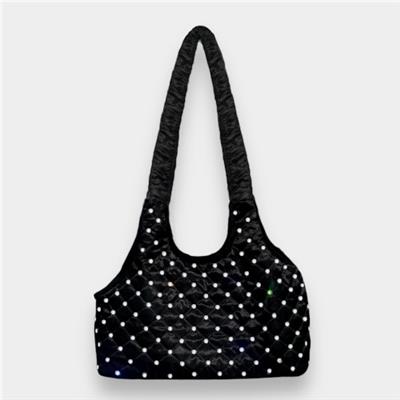 Glamour Baby Dog Carrier: Caviar
