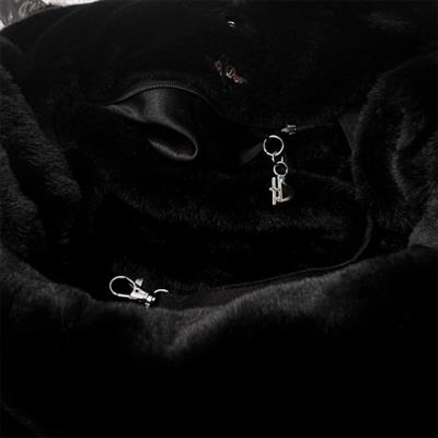 Glamour Baby Dog Carrier: Caviar
