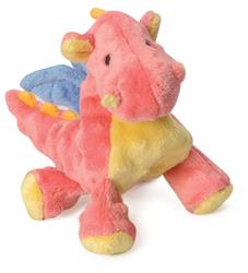 Godog Dragons Dog Toy Coral Small