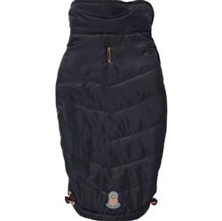 Goo-Eez Mock Neck Signature Dog Jacket Black XXSmall