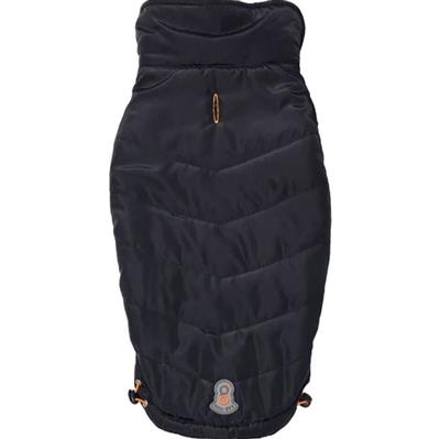 Goo-Eez Mock Neck Signature Dog Jacket Black XXSmall