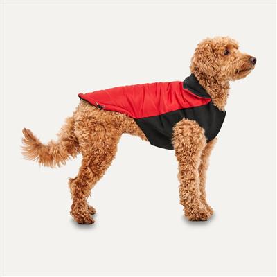 Goo-Eez Mock Neck Signature Dog Jacket Red/Black XXLarge
