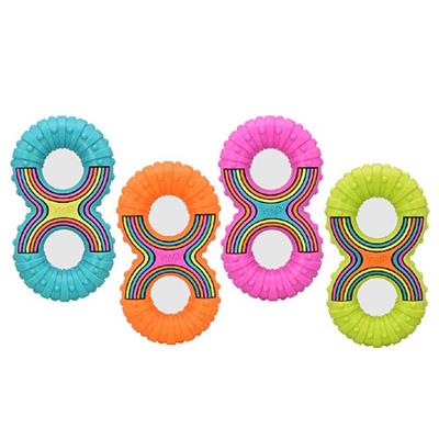 MULTIPET Groover TPR Squeaky Figure-8  8"