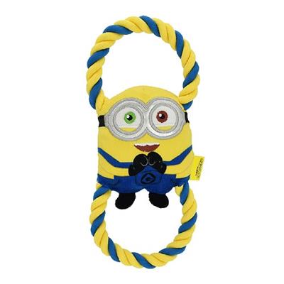 MULTIPET Minions Rope Tug Bob 10"