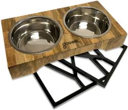 Goo-Eez 3-in-1 Adjustable Mango Wood Double Diner Metal One Size