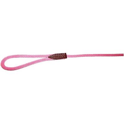 LEATHER BROTHERS British Rope Slip Lead 6 Hot Pink