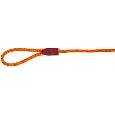 LEATHER BROTHERS British Rope Slip Lead 6 Orange