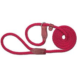 LEATHER BROTHERS British Rope Slip Lead 6 Red
