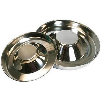 OmniPet Stainless Steel Puppy Feeding Saucer 11in