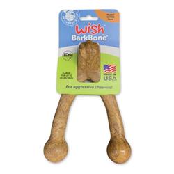 PET QWERKS Wish BarkBone Peanut Butter L