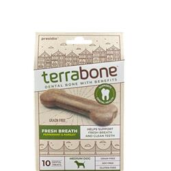 Presidio Dog Terra Fresh Breath Medium 10 Count