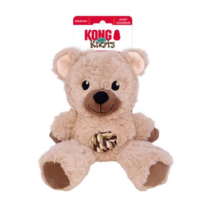 KONG Knots Teddy Teddy Assorted Md