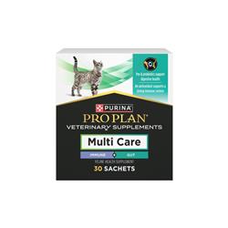 Purina Pro Plan Veterinary Diets Multi Care Powdered Supplement for Cats, box of 30 sachets
