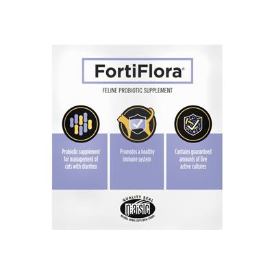 Purina Pro Plan Veterinary Diets FortiFlora Powder Probiotic Digestive Supplement for Cats, 30 count