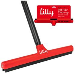 Lilly Brush Pet Hair Clean-Up Mighty Blade Red Large