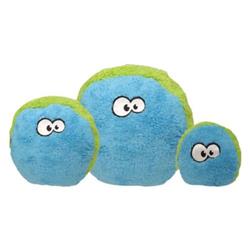 Cycle Dog Duraplush Fuzzball Dog Toy Blue/Green Large