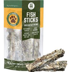 Hungry Paws Sticks Single Ingredient Treat Cod 5oz.