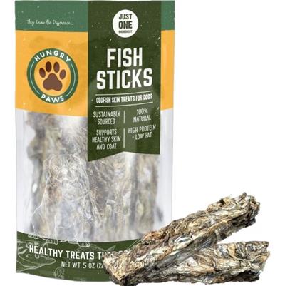 Hungry Paws Sticks Single Ingredient Treat Cod 5oz.