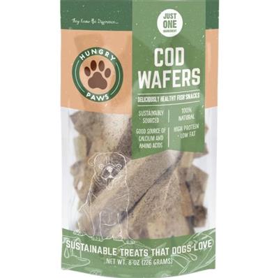 Hungry Paws Wafers Single Ingredient Treat Cod 8oz.