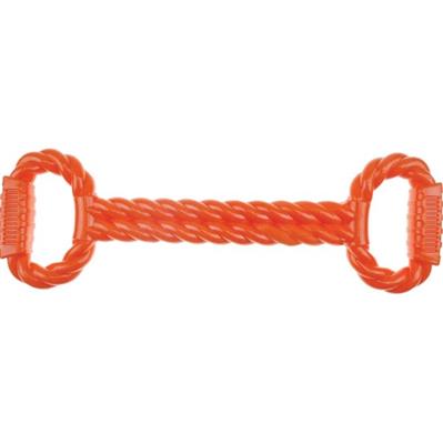 Infinity TPR Tug Toy With Handles Orange 18in.